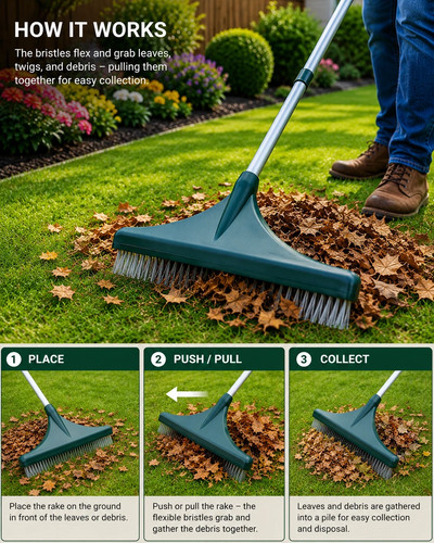 Artificial grass rake lawn - rake,