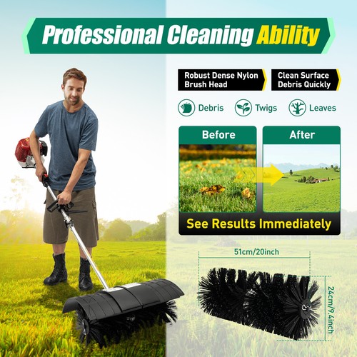 Gas power nylon brush - brush, broom