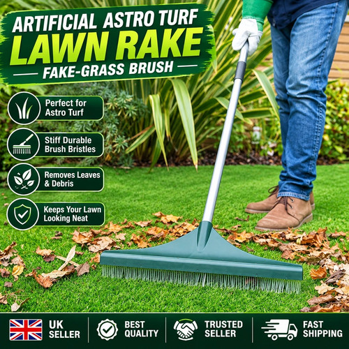 Astro turf lawn - lawn, brush