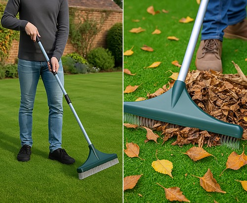 Artificial grass lawn rake - grass,